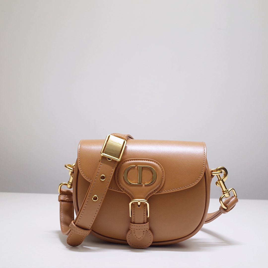 Mini Dior Bobby Bag Caramel Box Calfskin